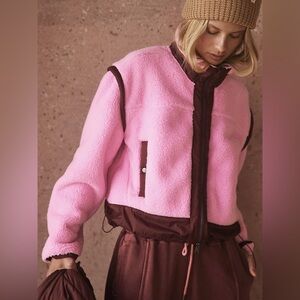 Free People Courtside Fleece- Summer Lovin Combo